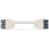 pre-assembled interconnecting cable Eca Socket/plug dark gray