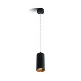 BLACK PENDANT GU10 10W DARK LIGHT