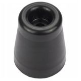 screwed doorstop big black height 80mm (1pc)