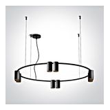 63146C/B BLACK PENDANT GU10 10x7W IP20 100-240V