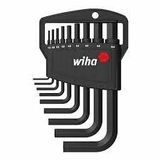 Hexagon Keys Set 9 pcs Chrom-vanadium steel 06386 Wiha