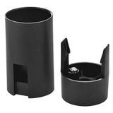 Lamp Holder for E14 bulb, plastic 1253-030, black