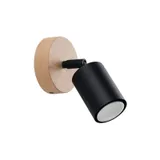 WALL LAMP VERDO BLACK GU10 1X10W IP20