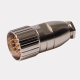 Field-Wireable Connector Male M23 × 1, Straight   FW-M23ST19Q-G-LT-ME-XX-10