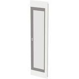 Transparent door 4PW/14GU, left, RAL7035