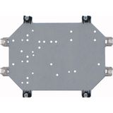 L1-CI23 Pre-drilled mounting plate, CI23-enclosure