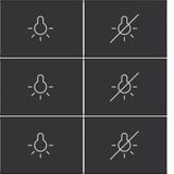 KNX pushbutton cover, 6-V, light on/off, A.x/C.x, night black matte