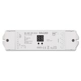 DALI receiver for RGBW, CCT, DIM, push-dim function, output 4x5A, 4 addresses