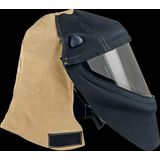 Arc-fault-tested protective hood
