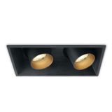 BLACK COB 2x11W WW IP20 38deg 230V ADJUSTABLE DARK LIGHT