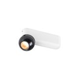 DYSKO,WCL, single, PHASE, 2700K, 6.7W, 36ø, wh/schwarz