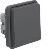Earthed socket, W.1, grey