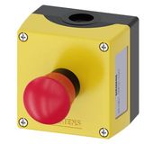 Enclosure for command devices, 22 mm, round