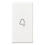 Axial button 1M bell symbol white