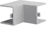 Inner corner cut-concealing halogen-free for LF 25x25mm light grey