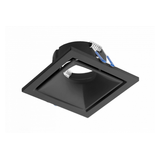 Spot luminaire housing CANNA, IP20, square, black