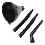 Funnel fuel Vertex - straight 4-parts black
