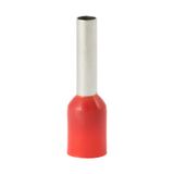 Single insulated sleeve terminal HI 2.5/10 red, Al/Cu