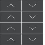 KNX pushbutton cover, 8-V, high/low, A.x/C.x, matte night black
