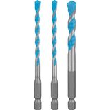 EXPERT HEX-9 MultiConstruction Drill Bit Set 5/6/8 mm 3-pc