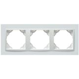 TRIPLE FRAME WHITE/WHITE