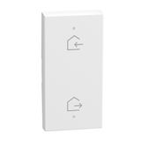 LIGHT NOW KEY COVER HOME-AWAY 1 MODULE WHITE
