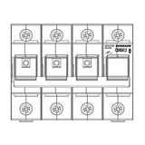 Coron 2, Fuse Loadbreak Disconnector, D02, 63A, 3-pole+N