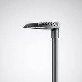 Post-top luminaires Lumega IQ 50N CLO (normal) Lens Grey ETDD 10W 1200lm 70 asymmetric wide (AB2L) IP66 IK08 5 SDCM