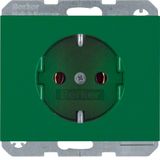 SCHUKO soc. out., K.1, green glossy