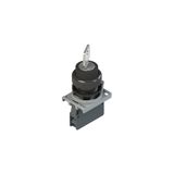 Complete unit with key selector, fixing adapter and contacts