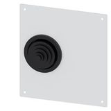 ALPHA 1250 DIN flange plate with 1 x rubber sleeve 8HC6900 IP55