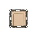 Electronic hotel switch with LED backlighting, 16A, champagne matt