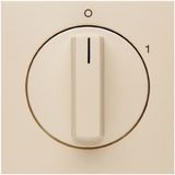 Cover. for rotary switch. birch S.1/B.3/B.7, white glz.