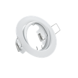 Jura recessed spotlight GU10 matt white round