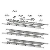 Connection main busbar 3WA size 3, (5000 A), fixed-mounted, withdrawable, 3 or 4-pole, W: 1000