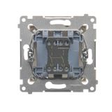 Single surface mounted box, anthracite, metalic