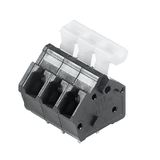 Printed circuit board terminals, 5.00 mm, Number of poles: 2, 135°, Solder pin length (l): 3.5 mm, tinned, black, Tension clamp connection with actuator, Clamping range, max. : 2.5 mm², Box
