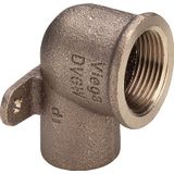 Wall connection elbow 22x3/4"