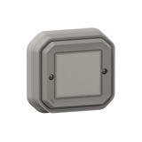 PLEXO SWITCH ON/OFF W/O WIRE, W/O BATTERY - GREY - SURFACE