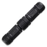 Plug connector + socket, IP67, soldering, M12, 4-pin