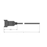 Deutsch Connector Connection Cable   DT04-8PG-A-5/TXL