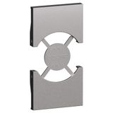 L.NOW - IT/GER SOCKET 10/16A COVER 2M STEEL