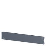 SIVACON, mounting plate, mounting with bracket, perforated, H: 200 mm, W: 1200 mm, zinc-plated The