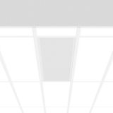 SIDELITE ECO, 29 W, 3550 lm, 840, white, on/off Lay-in luminaires, L 1