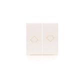 Rockers for roller blind push button SZP1M, white