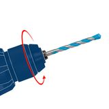 Adjustable spade bit, hexagon 15 - 45 mm, 120 mm