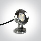 3X1W CW SS316 IP68 ADJUSTABLE UNDERWATER 24V