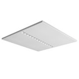 MODUS ES1500, recessed, white body,  square A, modul 600, 1x white optic, lenses 80°, LED 840,  driver 500mA