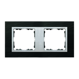 Double frame, metal, Slate / Aluminum