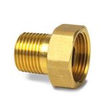 ALN14.156B - "6-port mPICV couplings DZR brass CW602N DN15 (6 pieces incl. gaskets) G ¾ "" - R 0.5